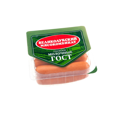 Сосиски Молочные Гост з/а 330г Великие Луки Россия