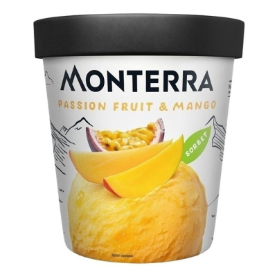 Сорбет монтерра 300г пб маракуйя манго