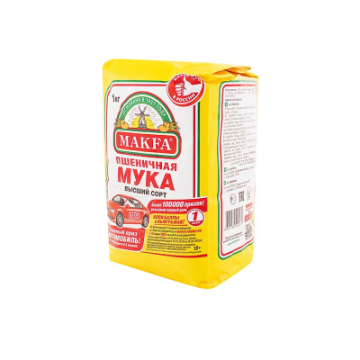 Мука Макфа пшеничная 1кг Россия