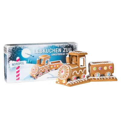 Пряники перцборн имбирные для сборки в форме поезда самоделкин 450г кк