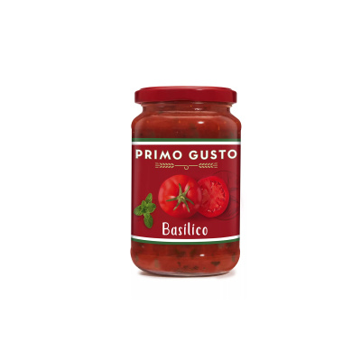 Соус Примо Густо томатный с базиликом 350г с/б Греция