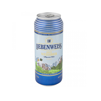 Пиво либенвайс хефе-вайсбир 0.5л 5.1% жб