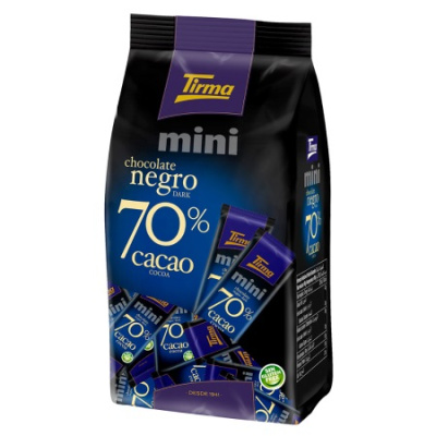 Шоколад тирма мини плитки 70% какао 180г пп