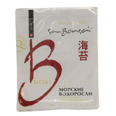 Водоросли морские санбонсай д/суши нори 14г пп