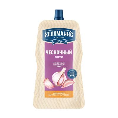 Соус Хеллманнс чесночный 200г пп