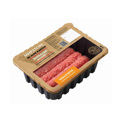 Колбаски из говядины Чевапчичи охлажденные лоток 300г Мираторг Россия