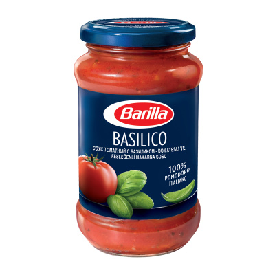 Соус Барилла томатный с базиликом 400г с/б Италия