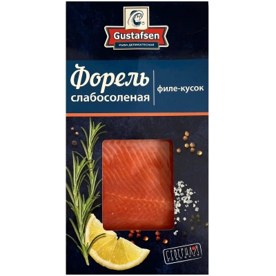 Форель ломтики сс 150г густафсен