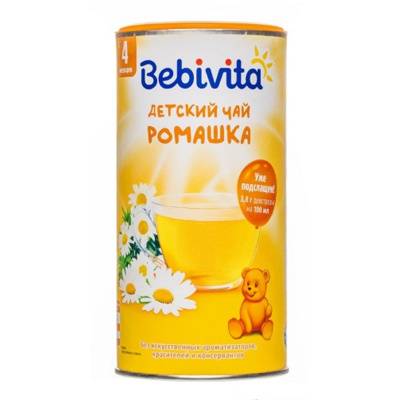 Чай Бебивита ромашка 200г туба Швейцария