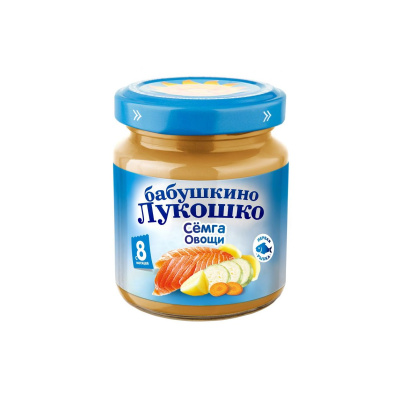 Рагу Бабушкино лукошко семга овощи 100г с/б Россия