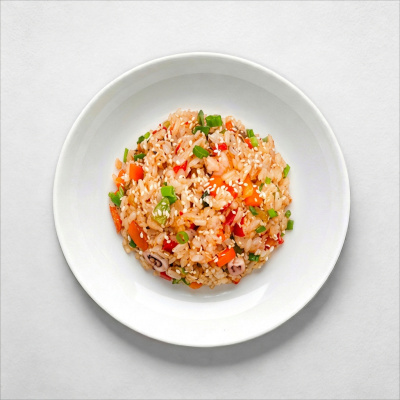 Тяхан с морепродуктами