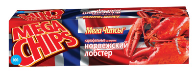Чипсы картоф бульба мегачипсы 100г норвежский лобстер