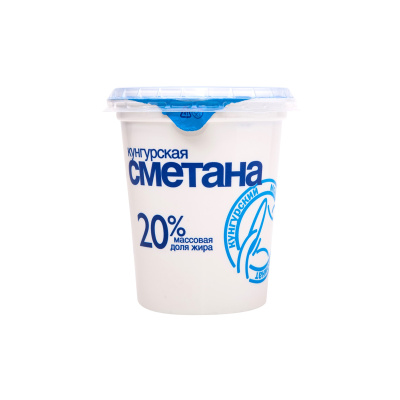 Сметана Кунгурская 20% 300г п/б