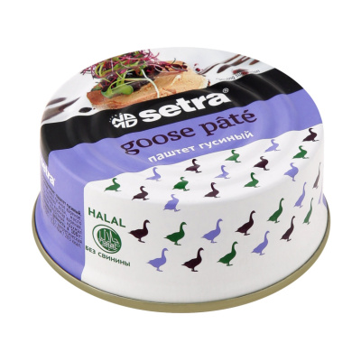 Паштет Сетра гусиный 100г ж/б Сербия