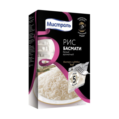 Рис мистраль басмати 5*80г кк