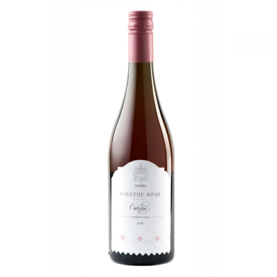 Вино каберне фран сикоры роз сух 13% 0.75л