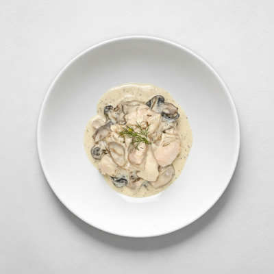 Соте из индейки с грибами 100г