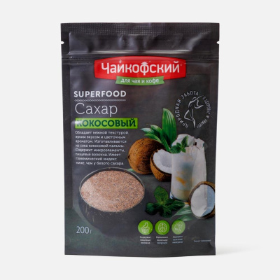 Сахар кокосовый чайковский 200г дп