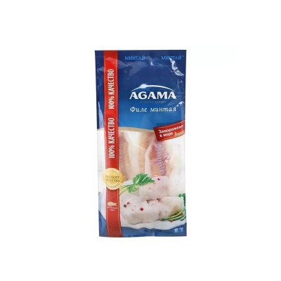 Минтай Агама филе с/м 400г п/п Россия