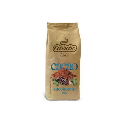 Какао Карраро растворимый с сахаром 250г п/п Италия