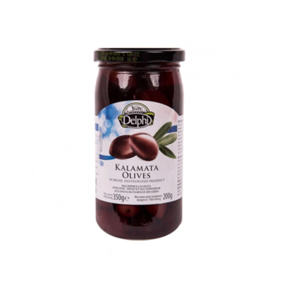 Маслины Дельфы каламата 350г с/б Греция