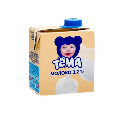 Молоко Тема детское 3,2% 500г т/п Россия