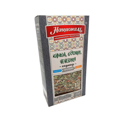 Гарнир националь 250г кк киноа овощи чечевица