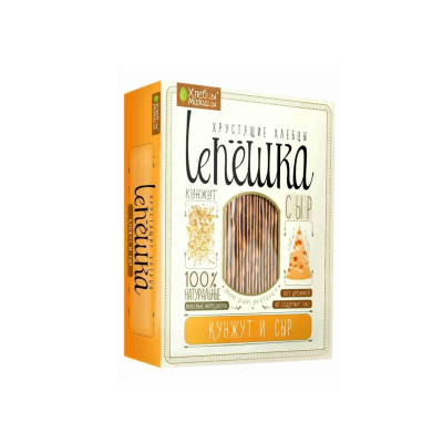 Хлебцы Молодцы хрустящие лепешка кунжут и сыр 150г Россия