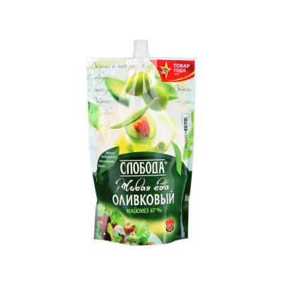 Майонез Слобода Оливковый 67% 400мл д/п Россия