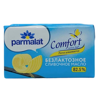 Масло сливочное Parmalat Comfort б/лактозное 82,5% 150г Россия