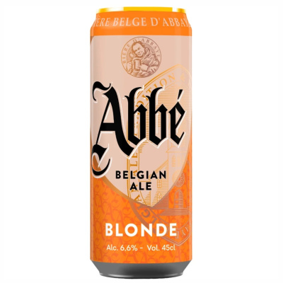 Напиток пивной аббе блонд 6,6% 0,45л