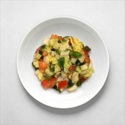 Салат с курой и сыром 100г