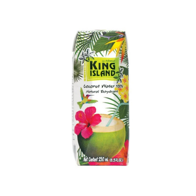 Вода кокосовая Кинг Айлэнд без сахара 0,25л т/п Тайланд