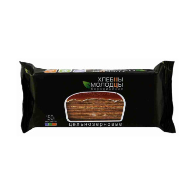 Хлебцы Молодцы бородинские 150г Россия