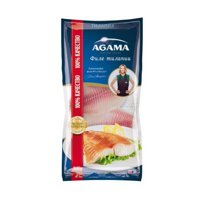 Тилапия Агама филе с/м в/у 400г Россия