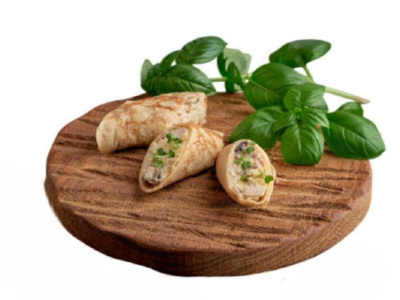 Блинный ролл с цыпленком и грибами 35г