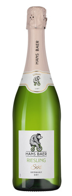 Игристое вино Hans Baer, Riesling Sekt, белое сухое, 0.75л
