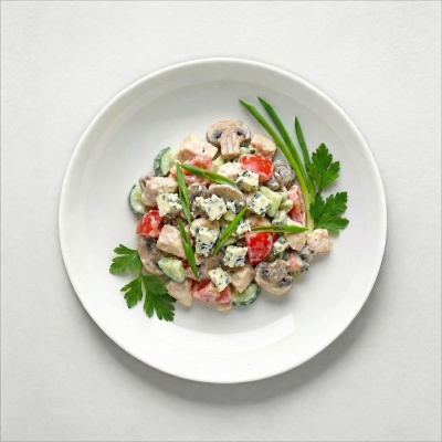 Салат цыпленок с дор блю