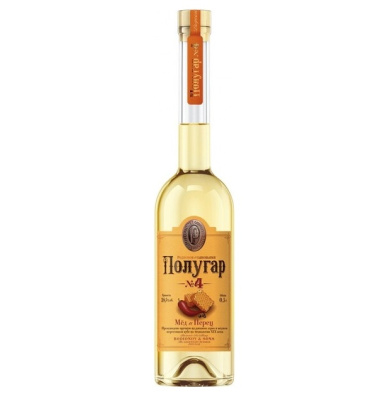 Водка "Polugar" №4, Honey & Allspice, 0.5л
