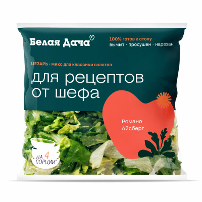 Салатный микс белая дача цезарь 150г