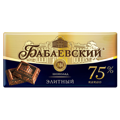 Шоколад Бабаевский элитный какао 75% 150г 