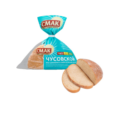 Хлеб Чусовской подовый постный нарезка Смак 300г Россия