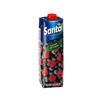 Напиток сокосодержащий Сантал лесные ягоды 1л т/п Россия