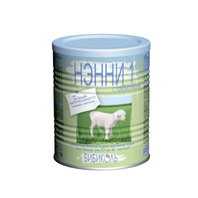 Смесь Нэнни-1 с пребиотиками на основе козьего молока 400г ж/б Новая Зеландия