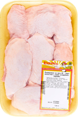 Кура пф из мяса птицы бедро бескостное охл подл курико