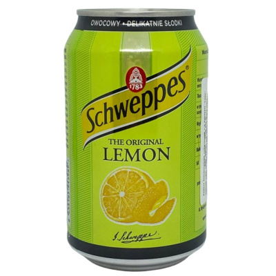 Напиток швепс лимон 0.33л жб
