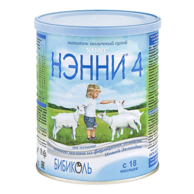 Смесь Нэнни №4 с пребиотиками с 18 мес 800г ж/б Новая Зеландия