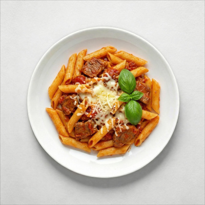 Пенне с вырезкой телятины в томатном соусе 250г