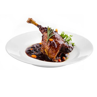 Утиная ножка "Конфи" с гранатовым соусом