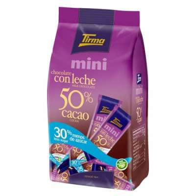 Шоколад тирма мини плитки 50% какао 180г пп